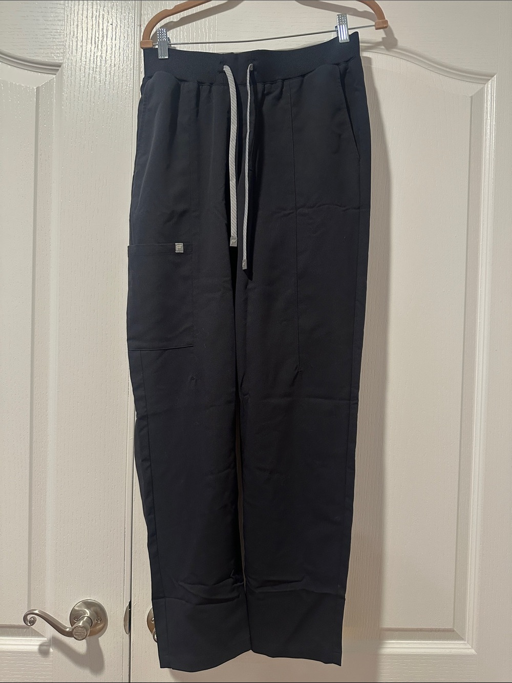NWOT Fabletics Black Drawstring Scrubs